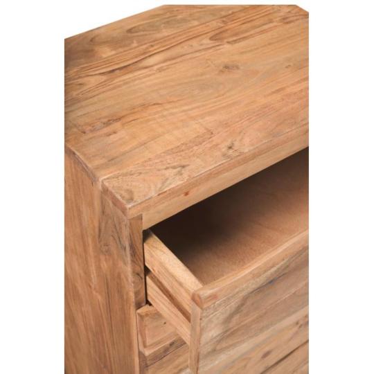 prirodna drevo masiv rustikalny nabytok spalna stojaca vysuvna komoda country dizajn prirodny material recyklovany loft.jpg